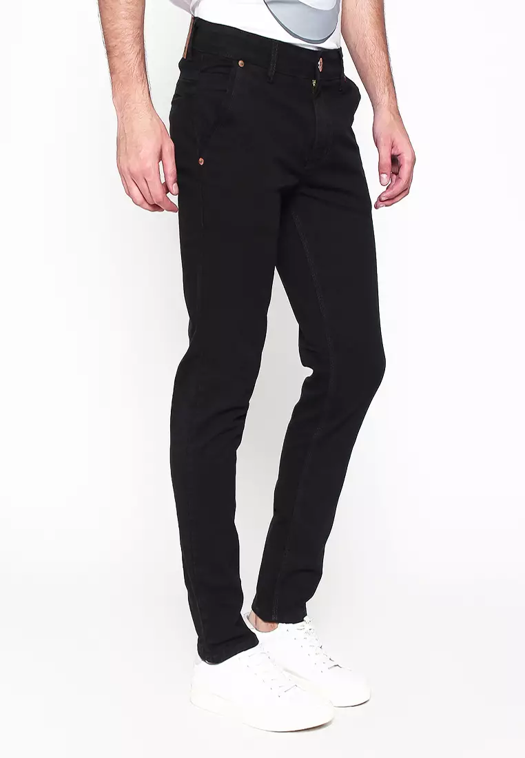 2Nd RED Long Pants Chinos Slim Fit Premium Quality ZA512