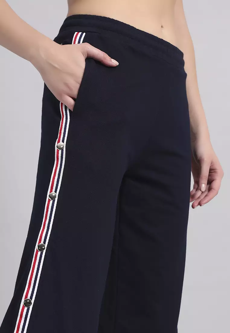 Women's Elevate Luxe Wide-Leg Performance Navy Pant