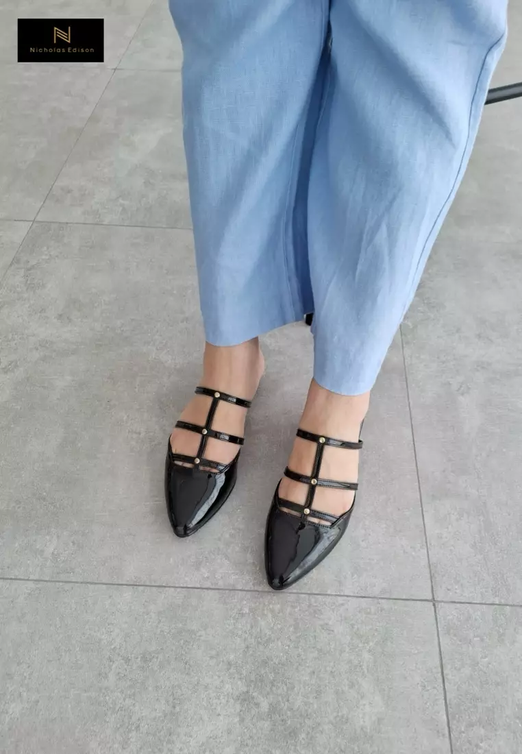 Nicholas Edison Flat Nabila Black