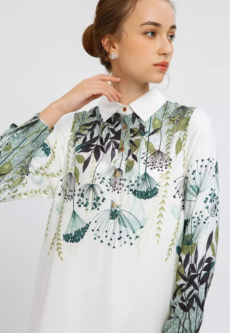 Minimal Tunic Asakura Topaz Green