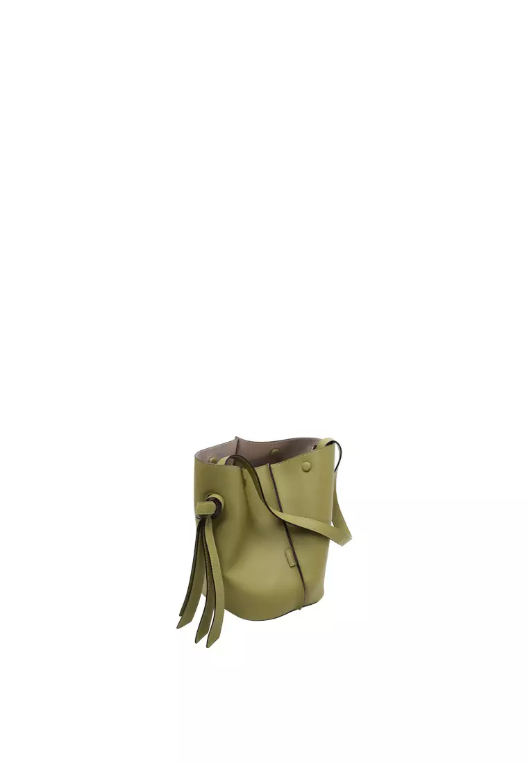 ORUKAMI Knot Bucket Bag Small - Olive