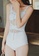 Halo white White Slim Fit Swimsuits 5BD73US157111BGS_3