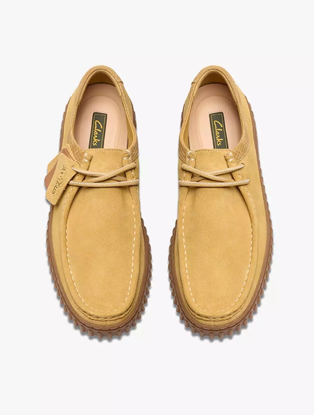 Clarks Torhill Lo Golden Tan Suede