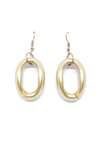 BELLE LIZ gold Amandine Gold Simple Hollow Drop Earrings 27923ACC386CB3GS_1