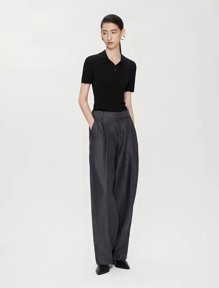 Short sleeves Pullovers Knitted sweaters