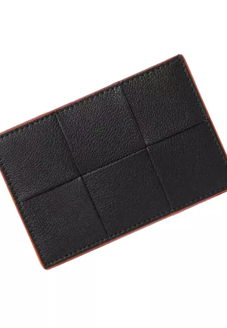BOTTEGA VENETA Cassette Credit Card Case Card Case Black 649597