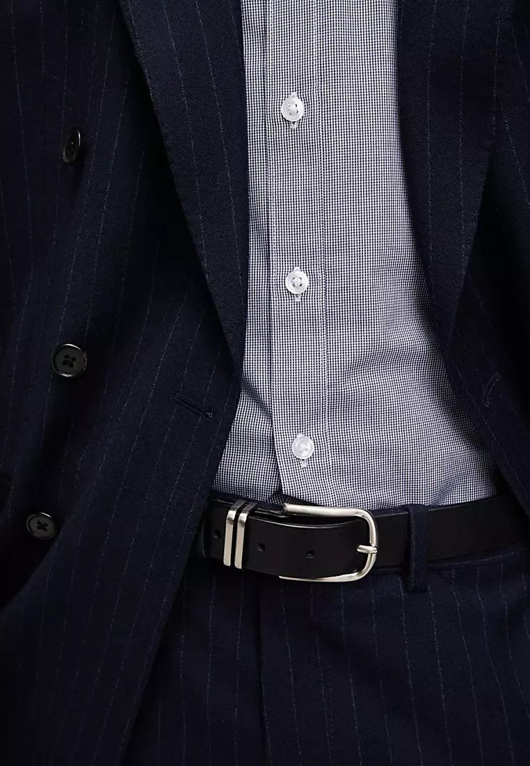 2Pk Slim Fit Easy Iron Cotton Blend Shirts