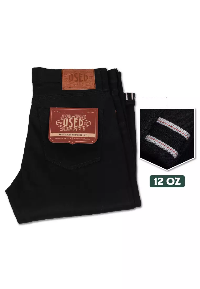 Used 1968 - Celana Panjang Pria Denim Selvedge Slim Straight Cut 12oz