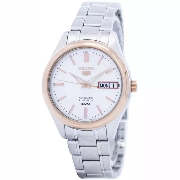 Seiko SNK882K1 Silver Ring Rosegold