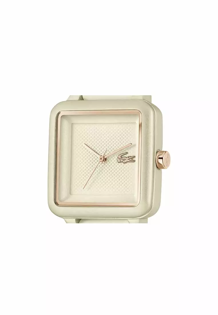 Buy Lacoste 12.12 Flow Women's Watch Champagne Silicone Strap - Gold ...