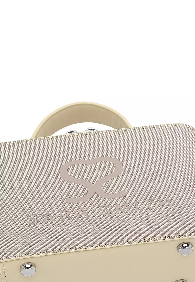 Women's Logo Top Handle Bag / Sling Bag / Crossbody Bag (Tas Selempang / Tas Tangan) - Kuning