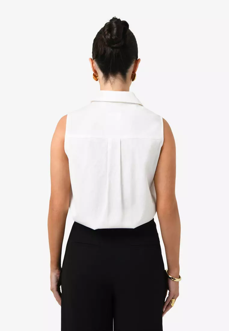 Kia Cotton Sleeveless Shirt