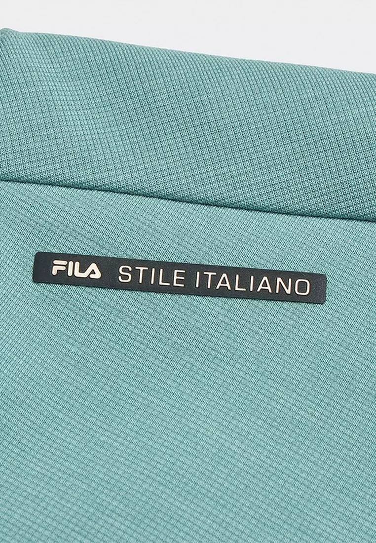FILA CORE LIFESTYLE WHITE Carlo Scarpa architecture Men Sweatshirt (Green)