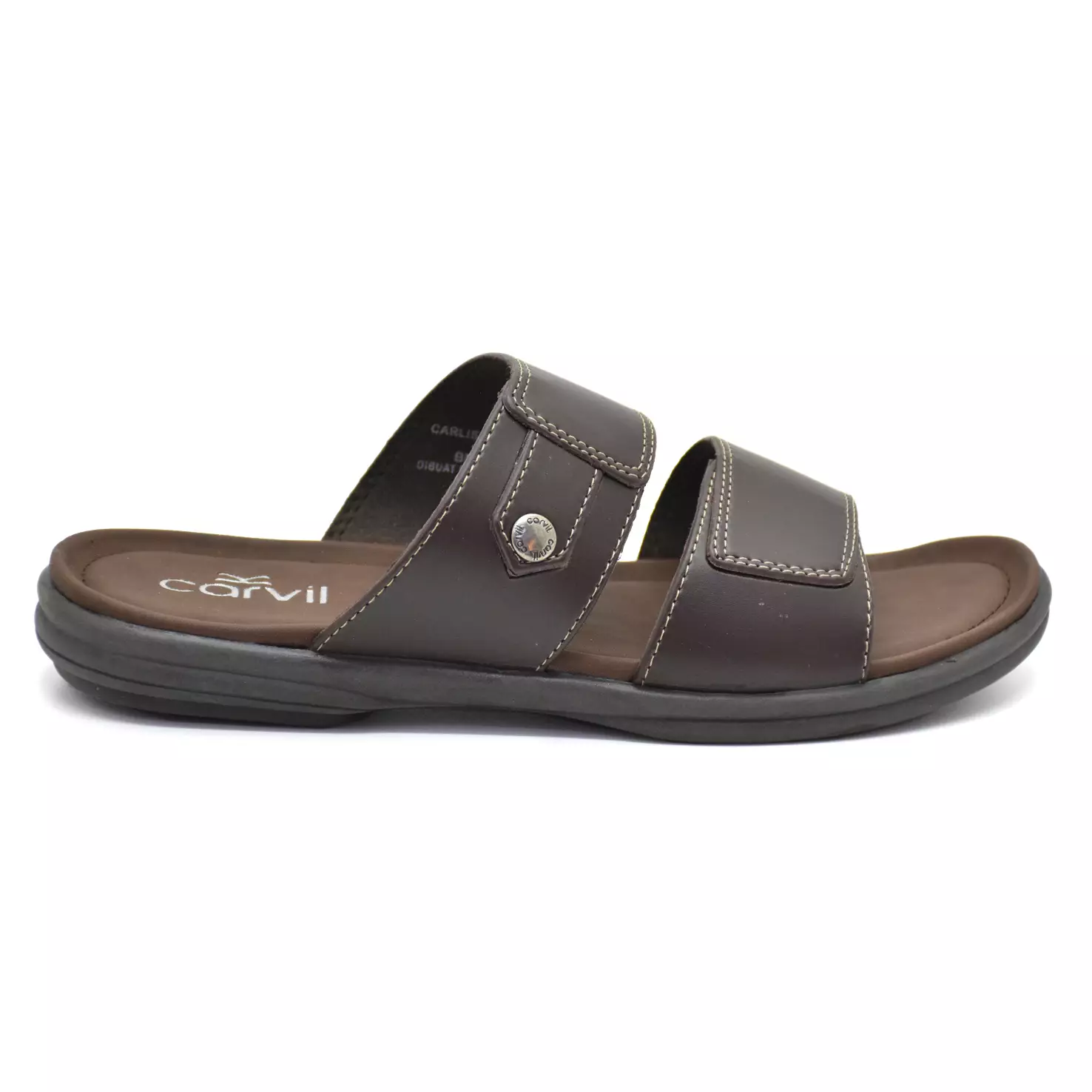 Carvil Sandal Pria Carlisle-02 M Dark Brown