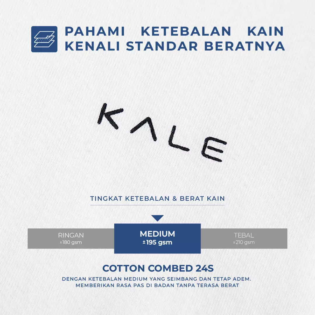 Kale Arion White / T-Shirt Pria Lengan Pendek / Unisex