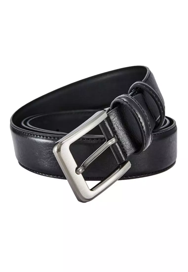 Buy Kings Collection Fashion Black Genuine Leather Belt KCBELT1104 2023  Online | ZALORA Singapore