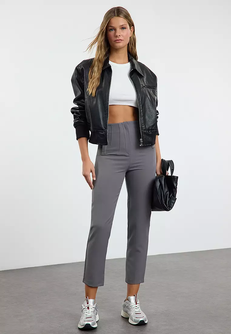 Straight Leg Trousers