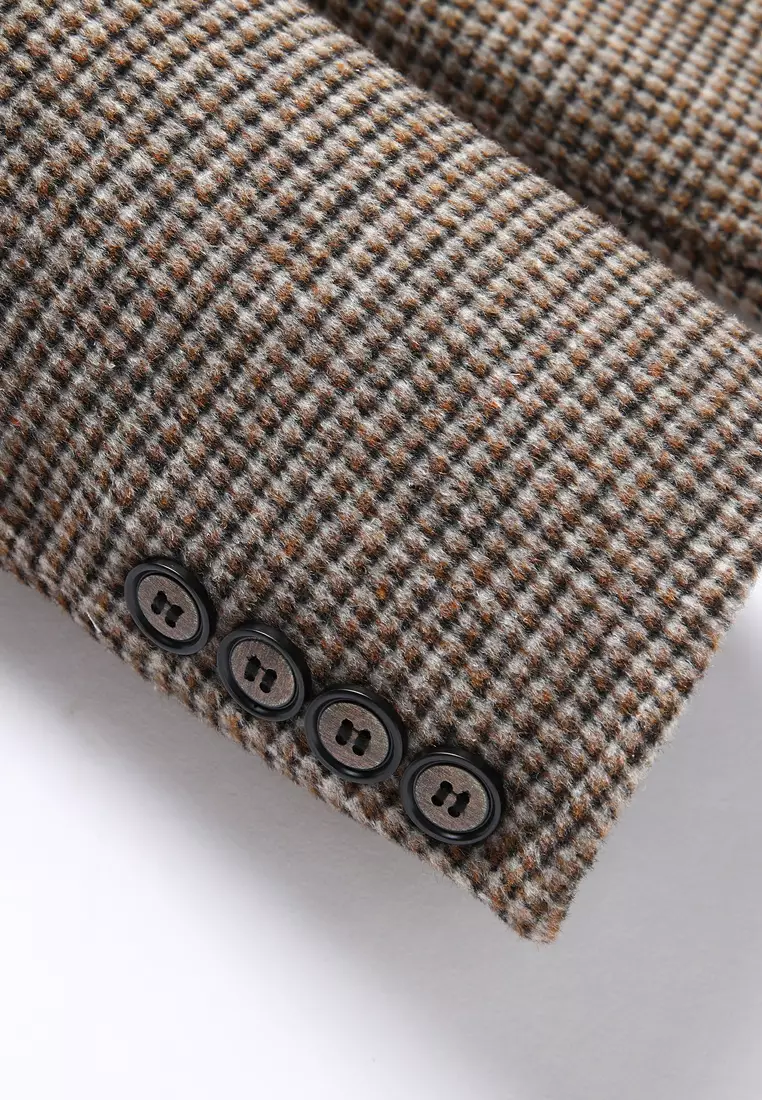 Casual Slim Wooled Suit 8819