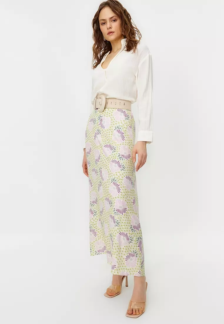 Printed Maxi Skirt