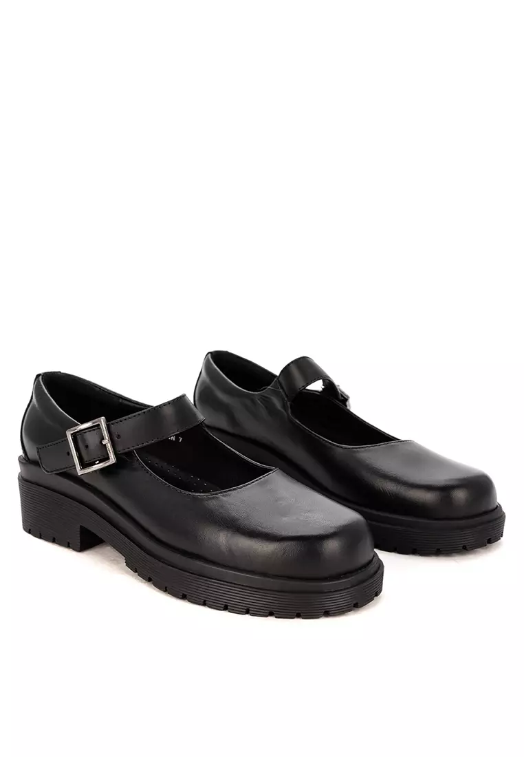 Jazlynn Black Mary Janes