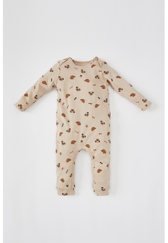 DeFacto beige BabyBoy Knitted Overalls 19CB3KA07928F0GS_1