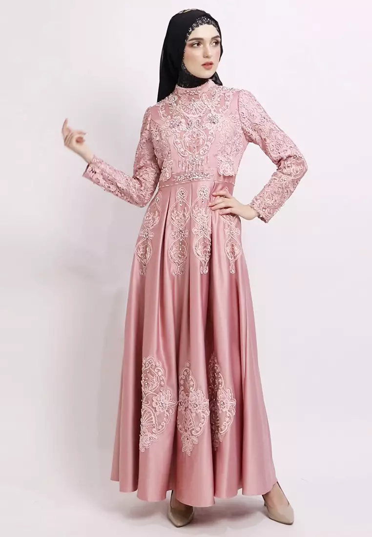 Bibiq Gamis  Satin