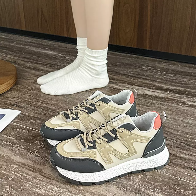 Sepatu Wanita Bertali Casual Modis Sneakers Kekinian Ootd WL2482