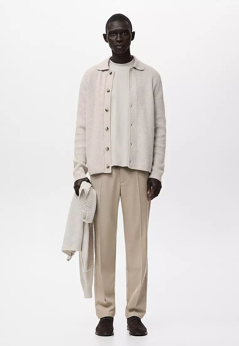 Ribbed Knit Cardigan