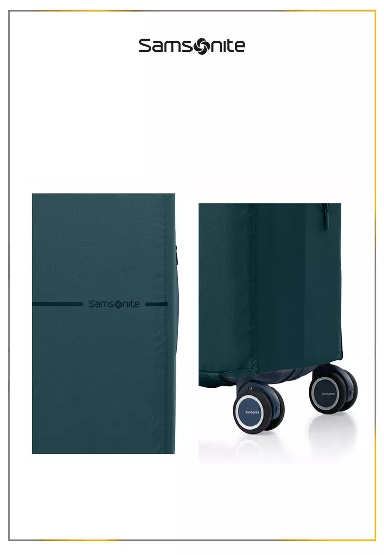 Samsonite Travel Essentials Foldable Luggage Cover M - Emerald Green