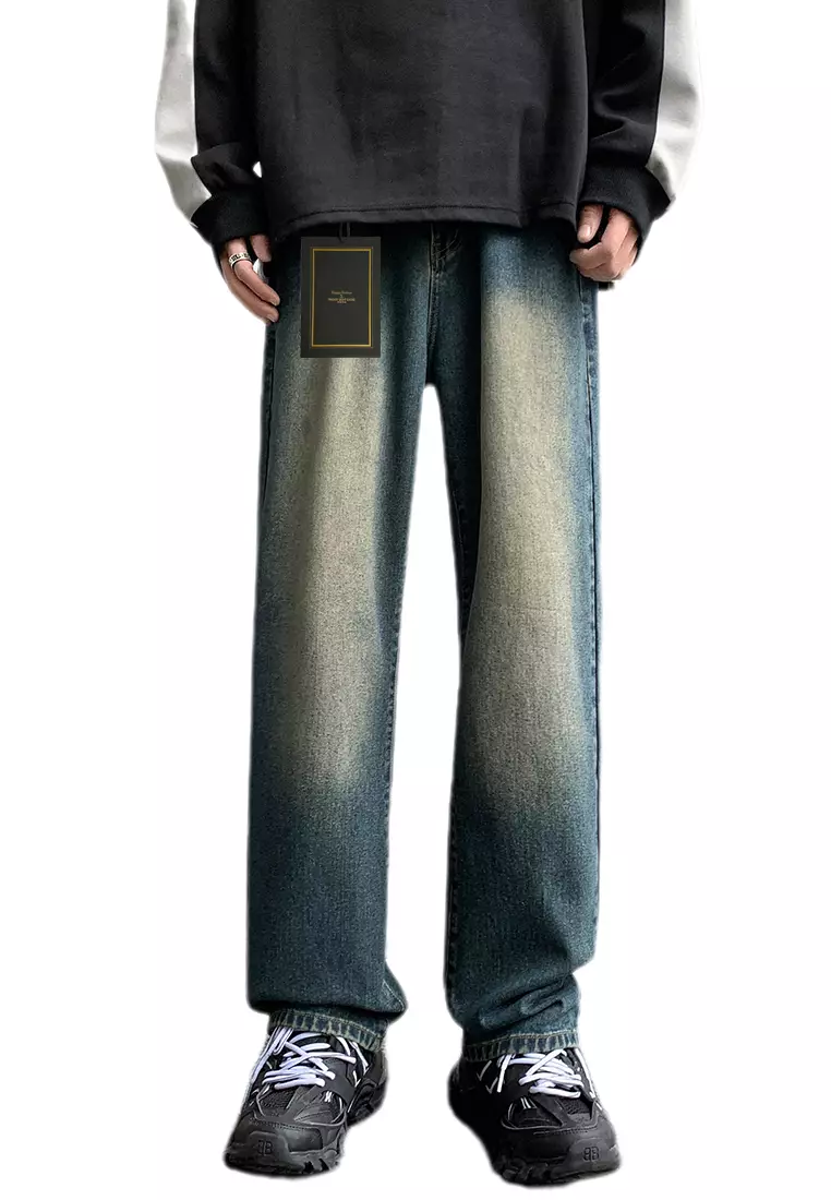Retro jeans outfit 2025