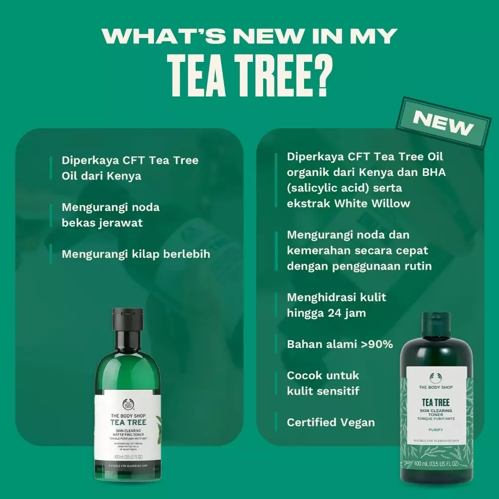Tea Tree  Skin Clearing Mattifying Toner 400Ml