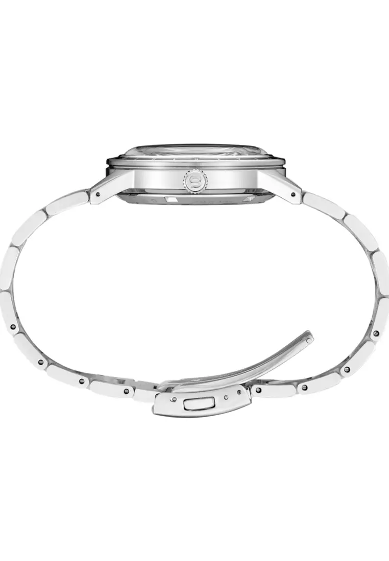 Presage Style60's  Men Automatic Watch SSK009J Silver Stainless Steel Strap