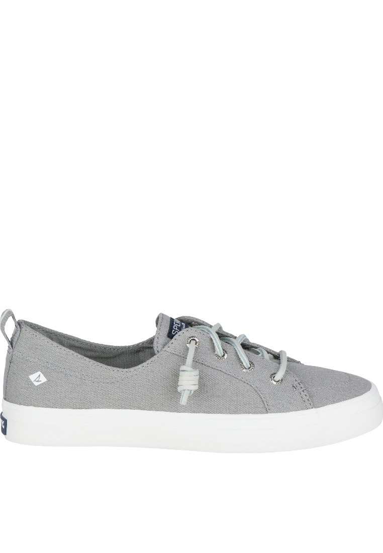 Sperry Women's Crest Vibe Linen Sneakers - Grey (STS99042)