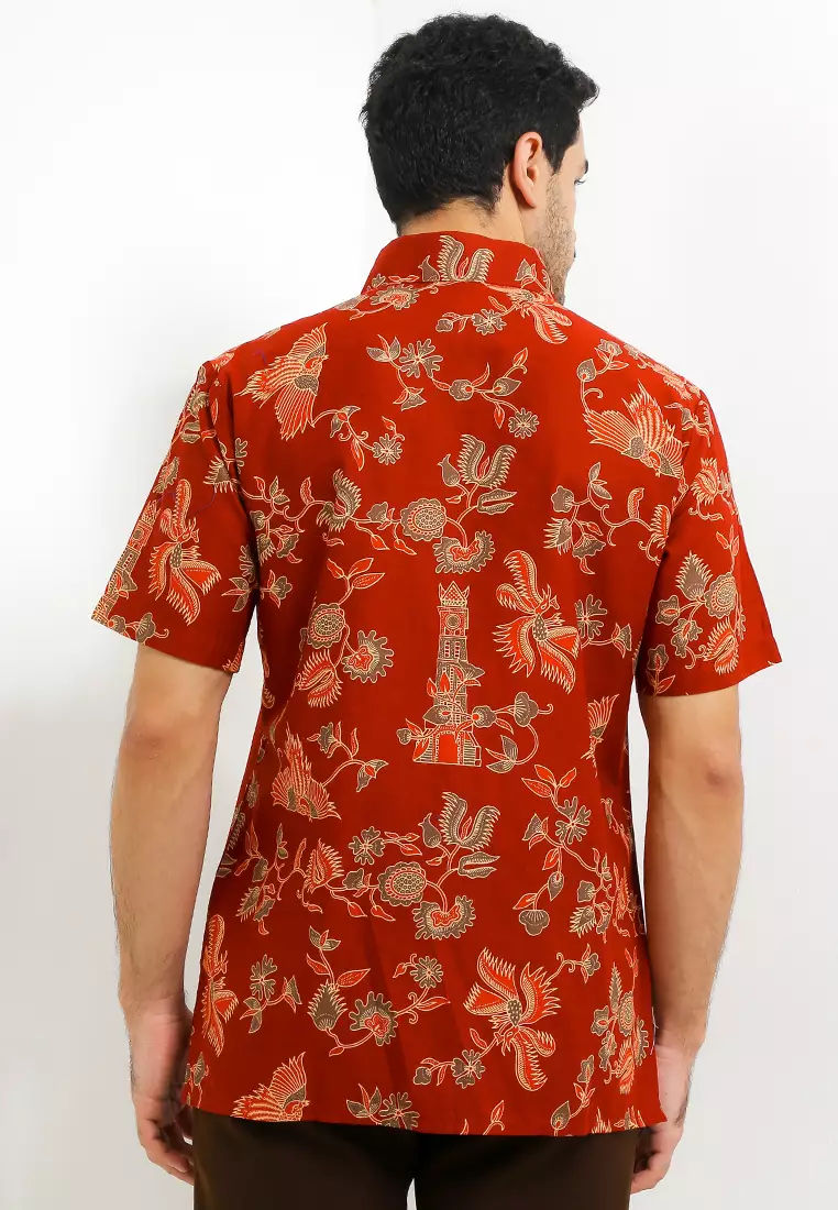 Hem Body Fit Batik Jam Gadang