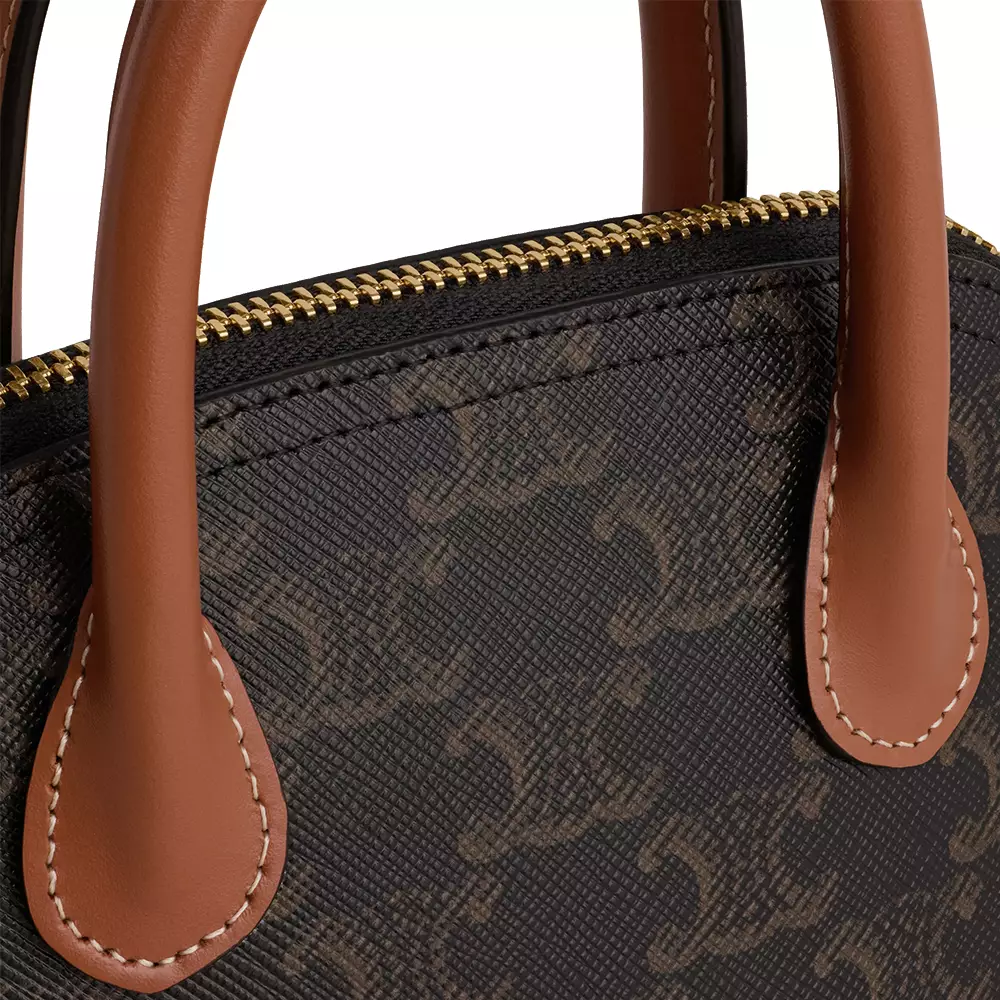 [5.5UPER DEALS] Triomphe Honorine Mini Model Handbag Tan
