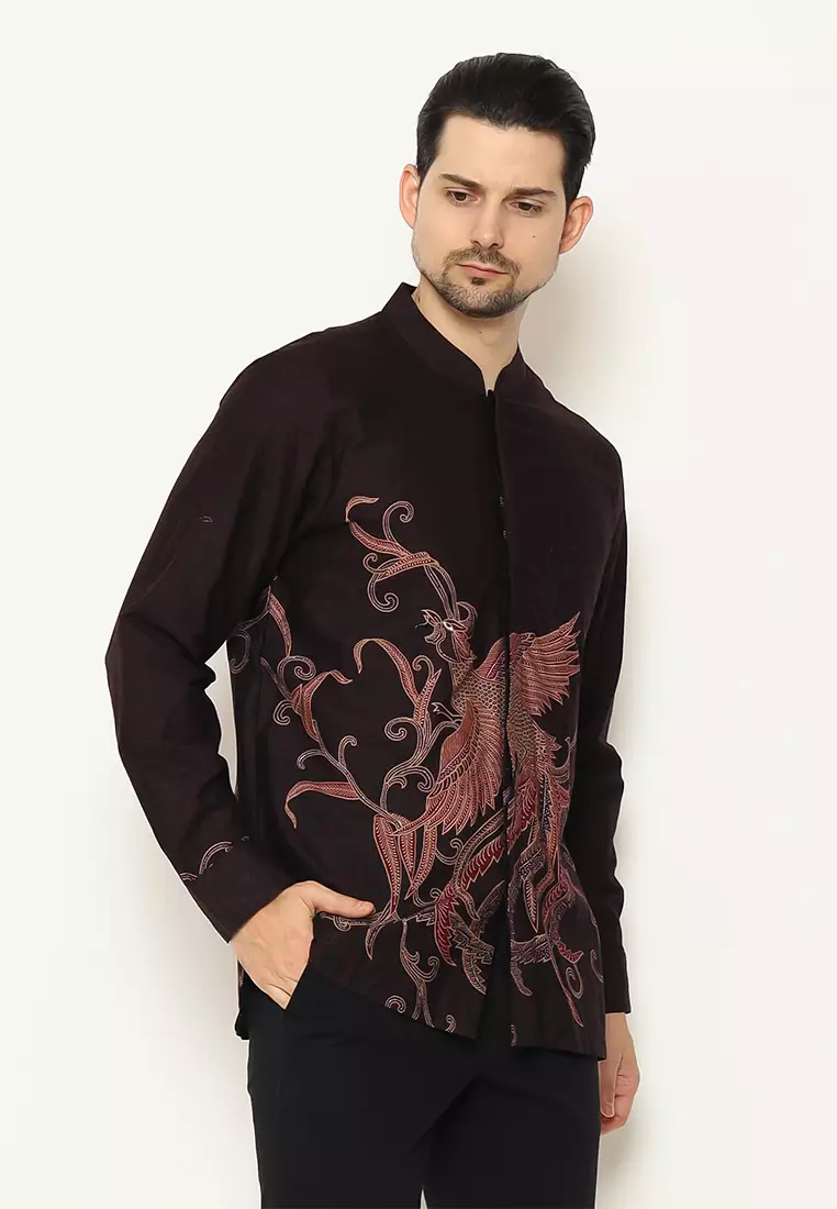 Hadinata Batik Kemeja Koko Panjang Furing Fariq