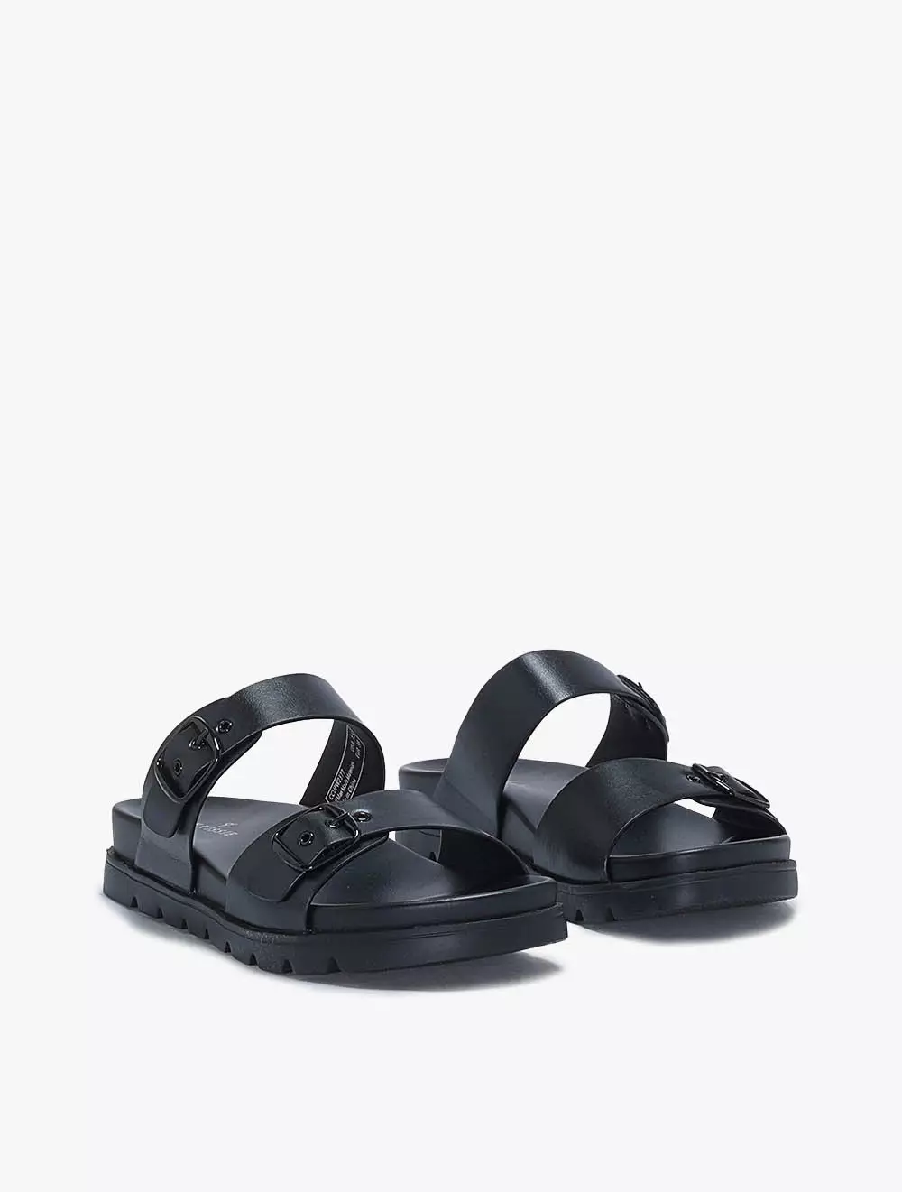 Payless Club Culture Womens Hira Flat Sandals - Black_05