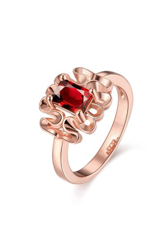Jual Tiaria Tiaria Gold Plated Ring Casual Party Kzcr409 B 8 I03 Original Zalora Indonesia