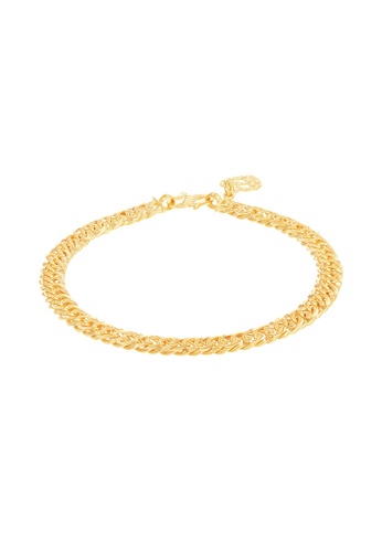 HABIB gold HABIB Sawyer Gold Bracelet, 916 Gold DAFCAAC713AF15GS_1