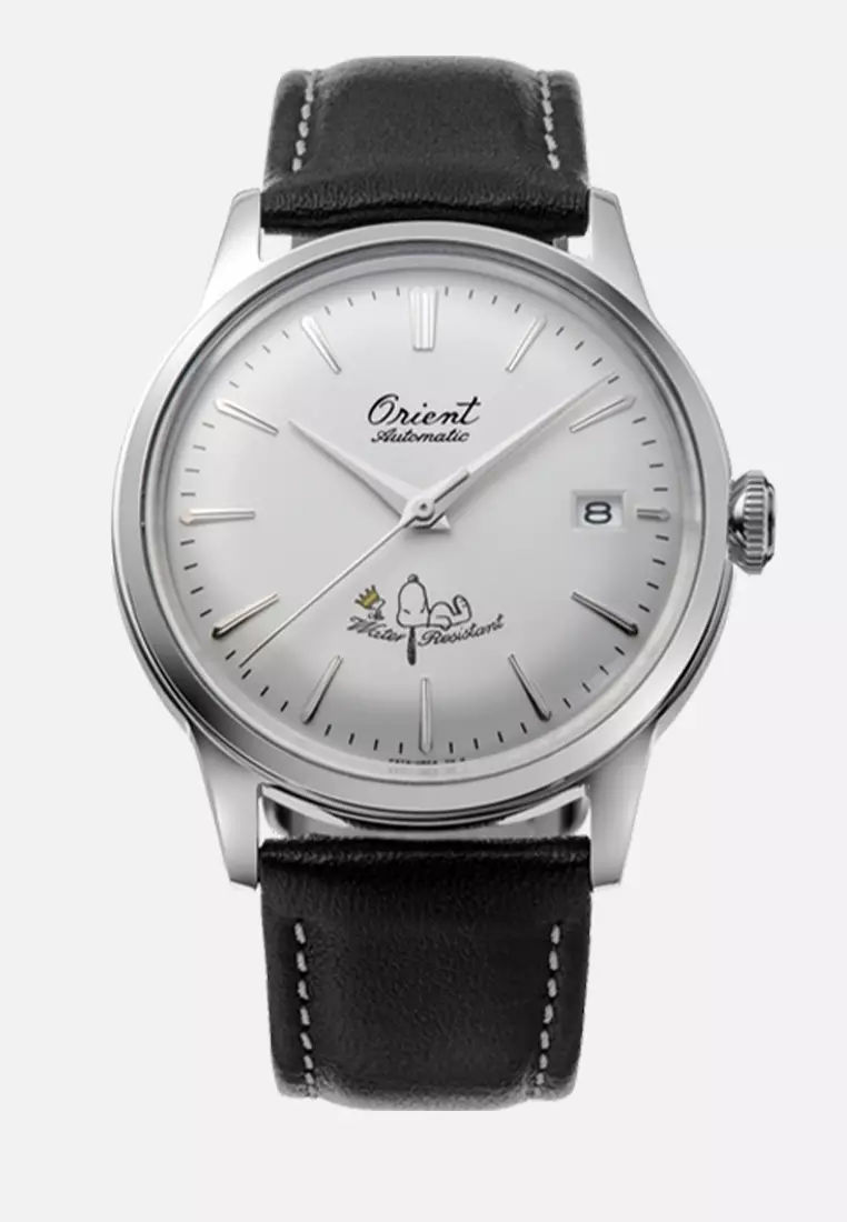 Orient Peanuts Classic RA-AC0M16S Bambino Mechanical White Dial 38.4mm 75th Anniversary Leather Strap Limited Edition