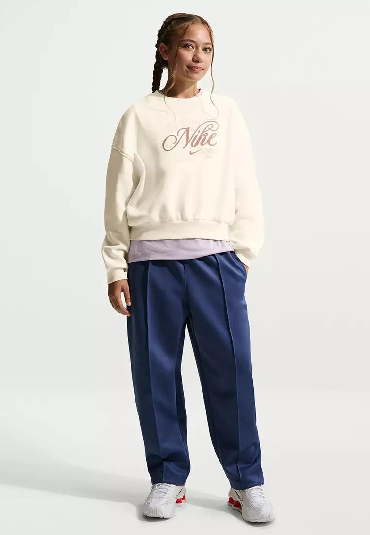 Club Fleece Boxy Crew Gfx