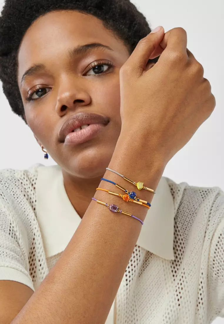 Buy TOUS TOUS Vibrant Colors Cord Bracelet with Amethyst and