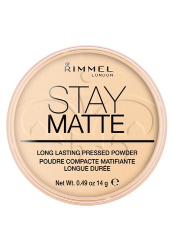 Buy Rimmel London Rimmel Stay Matte Pressed Powder 001 Transparent Online On Zalora Singapore