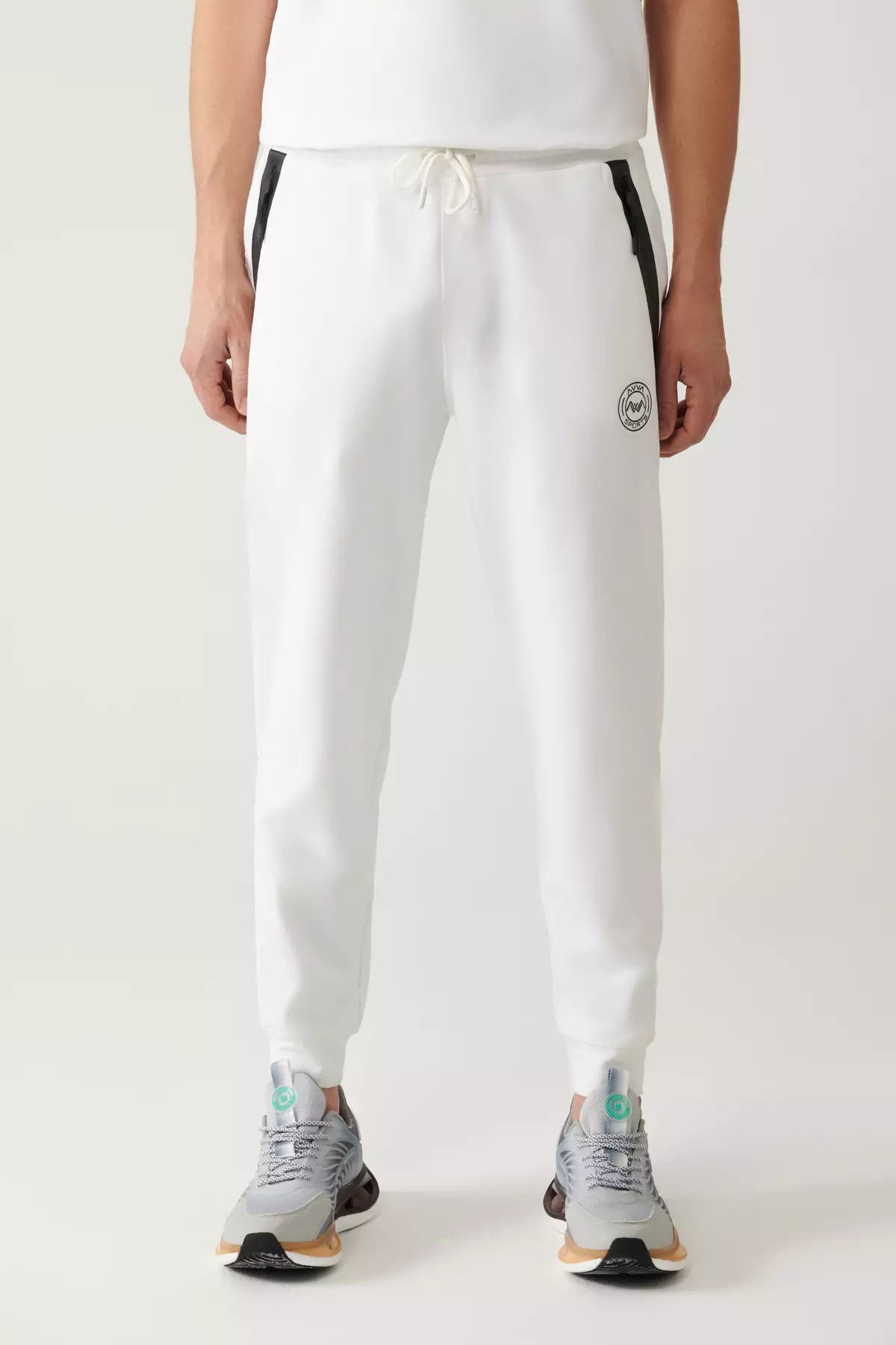 Panel Elastic Sweatpants