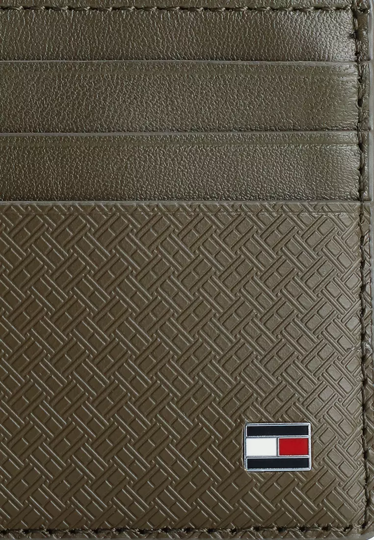 Embossed Flag Leather Card Holder