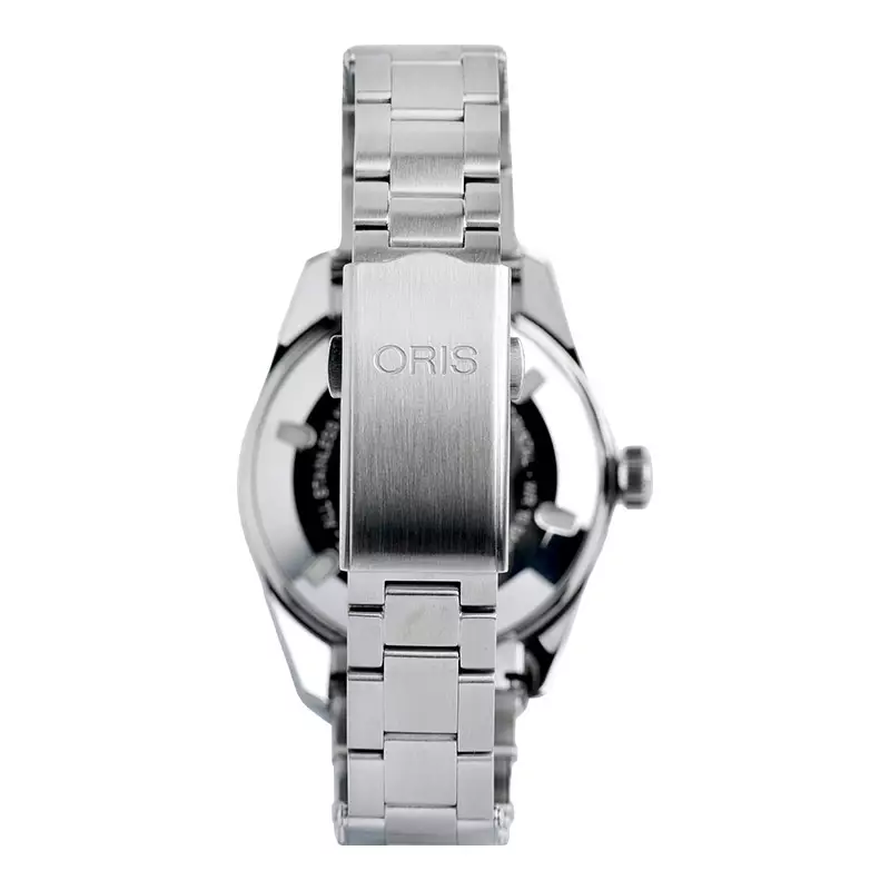 Jam Tangan Pria Oris Divers 01-733-7707-4055-07-8-20-18 Sixty-Five Automatic Men Blue Dial Stainless Steel Strap