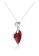 Her Jewellery silver Purely Heart Pendant (Red) - Made with premium grade crystals from Austria HE210AC95MCESG_2