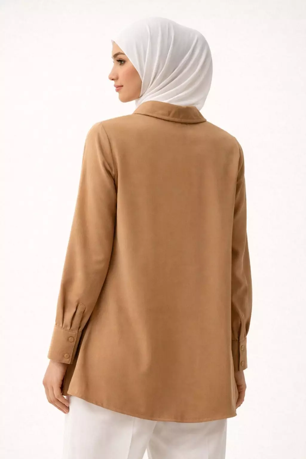 Nadina Blouse In Beige