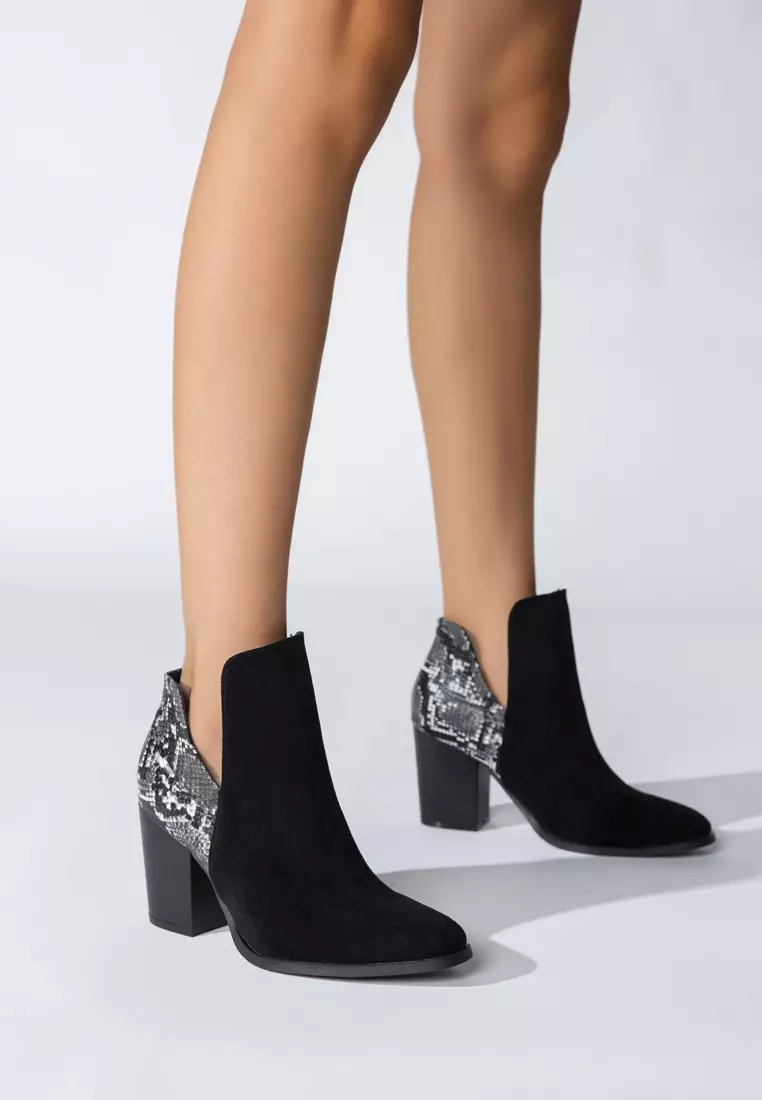 8CM Stitched Ankle Boots WTY4051-26