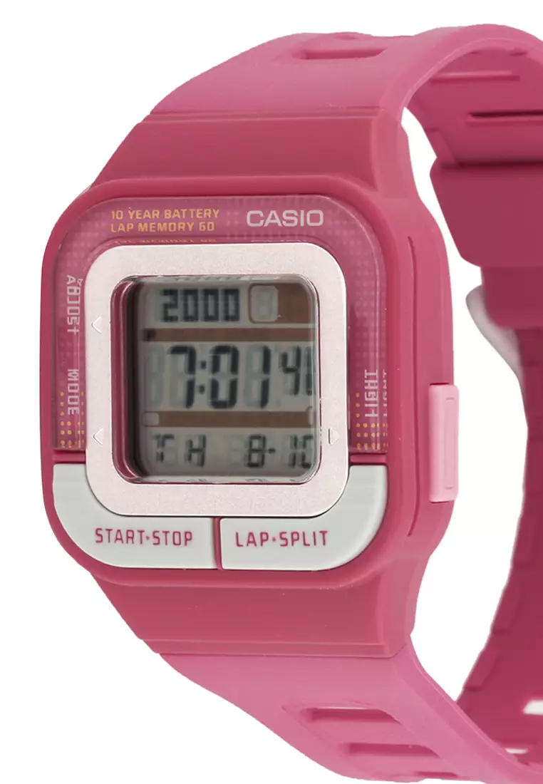 CASIO Unisex Digital SDB-100-4ADF Pink